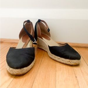 Brooks Brothers Strappy Wedged Heels